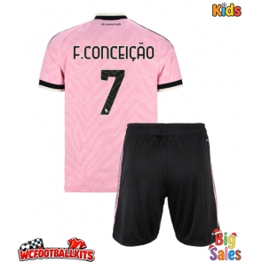 Juventus Francisco Conceicao #7 Replica Away Stadium Kit for Kids 2026-27 Short Sleeve (+ pants)